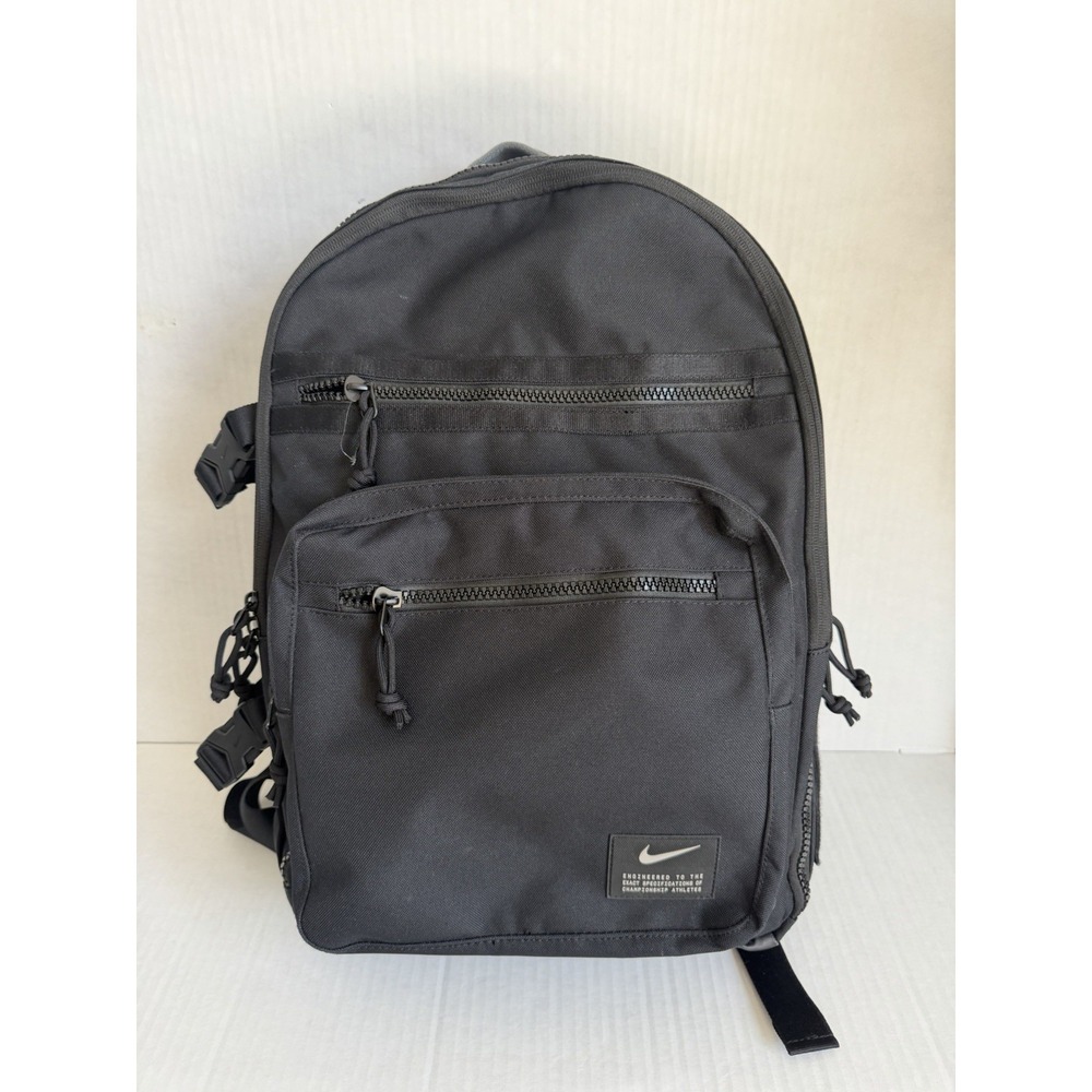 Nike Utility Power Training Backpack 32L - Black, Enigma Stone (CK2663-010)